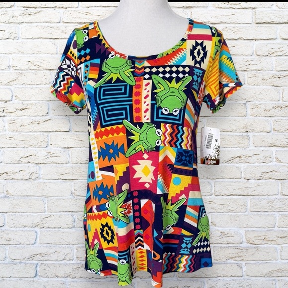 NWT Disney LulaRoe Kermit The Frog Classic T XS - Picture 1 of 7